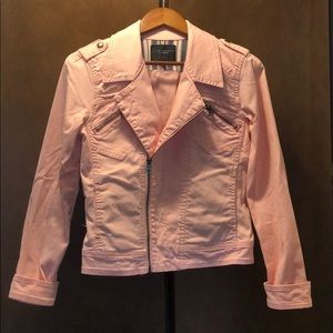 Pink jean jacket